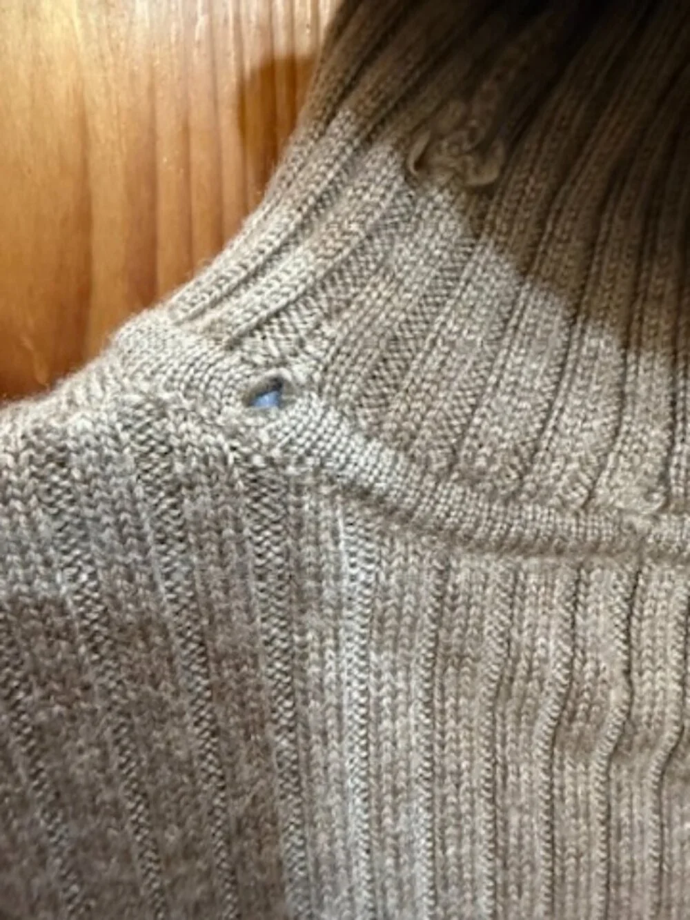 L.L.Bean 100% Merino Wool Ribbed Turtleneck Sweater